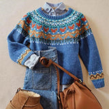 Irene | Pull en maille vintage classique