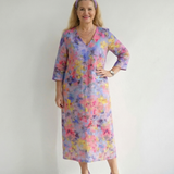 Robe Midi Fleurie Abstraite | Benson