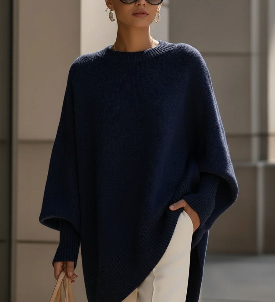 Élodie | Pull oversize en mélange de laine