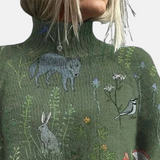 Aimelie | Pull élégant à col roulé