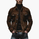Ethan Calloway | Veste boutonnée texturée pour homme