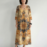 Damon | Robe midi fleurie délicate
