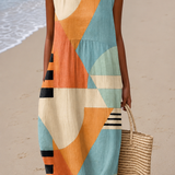 Robe midi géométrique Iris™