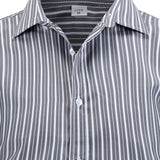 Chemise à manches longues boutonnée à rayures