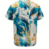 Chemise à manches courtes Mildred™ à motif marbré