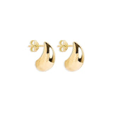 Boucles d'oreilles Mato pendantes | Or blanc