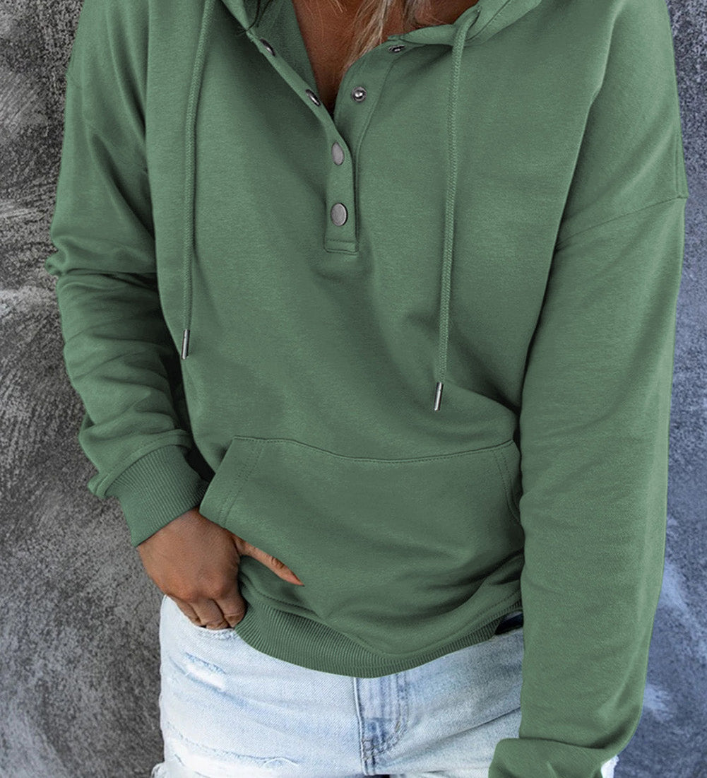 Sienna Moretti | Sweat à capuche zippé décontracté pour femme