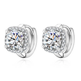 Boucles d'oreilles carrées Nadine | Dorées