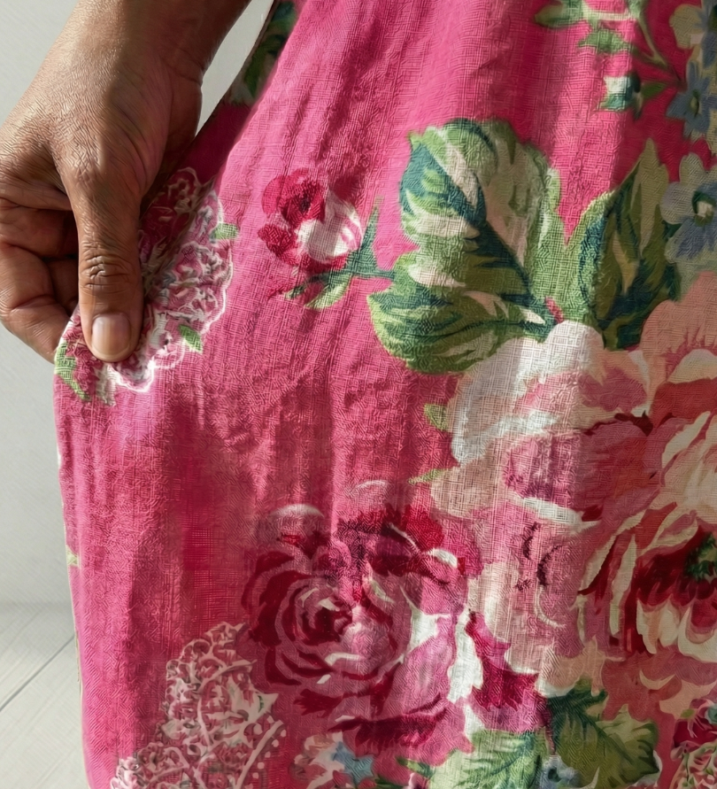 Freya | Robe mi-longue Garden Bloom