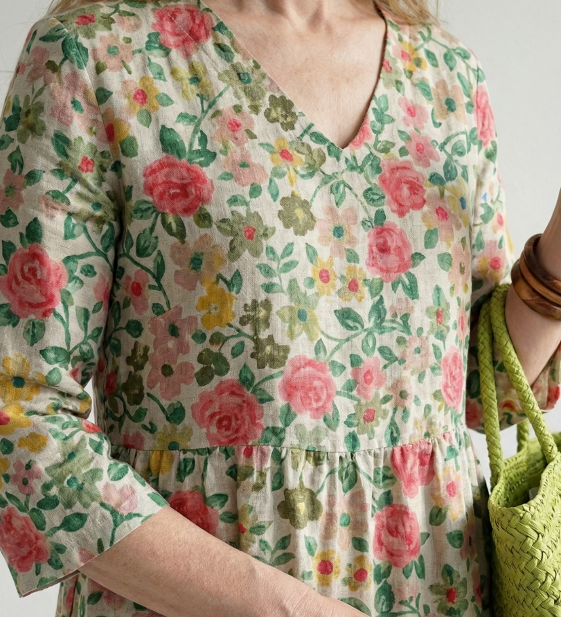 Colin | Robe midi à imprimé fleuri