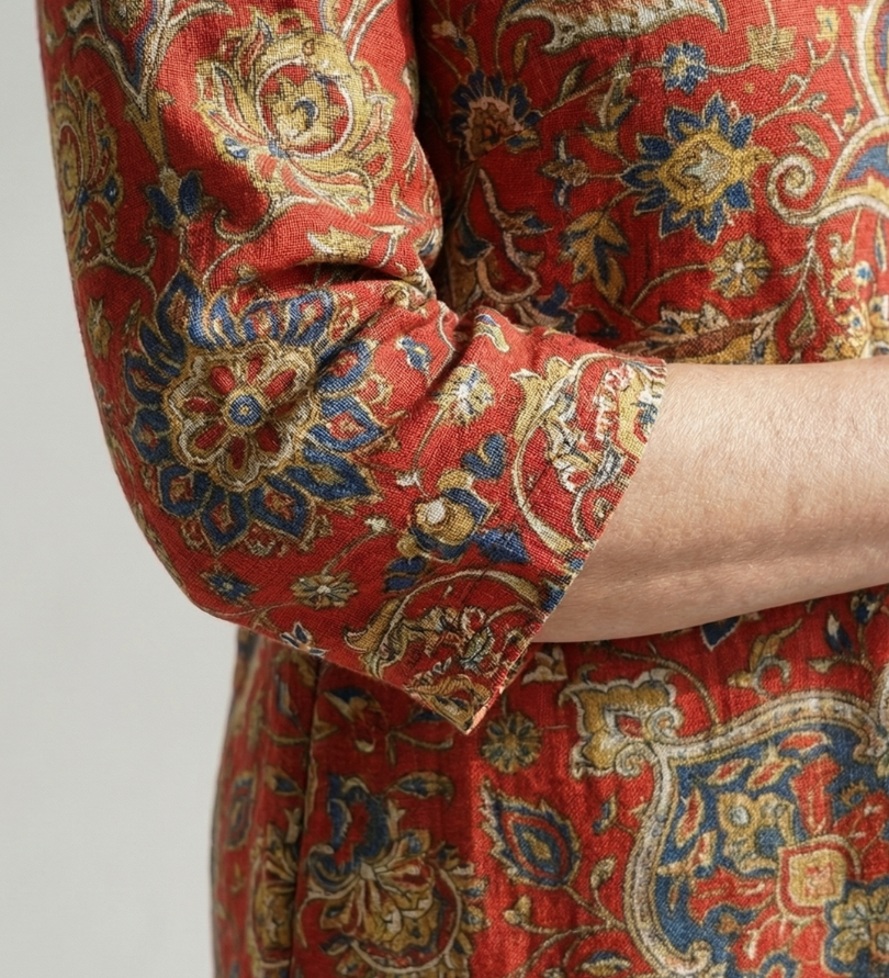 Carter | Robe Midi Patchwork Facile