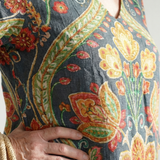 Lara | Robe Midi Jardin Facile à Porter