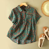 Chemise d'été fleurie vintage Olive™
