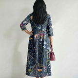 Zane | Robe midi fleurie facile à porter