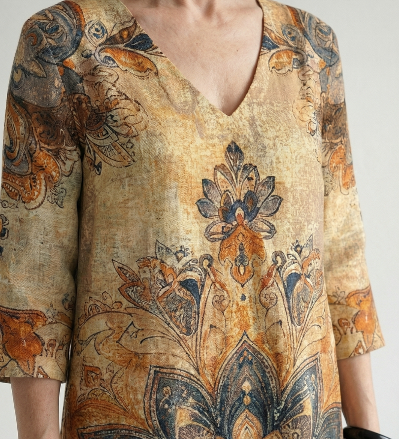 Damon | Robe midi fleurie délicate
