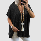 Haut à sequins et col en V Fayne™