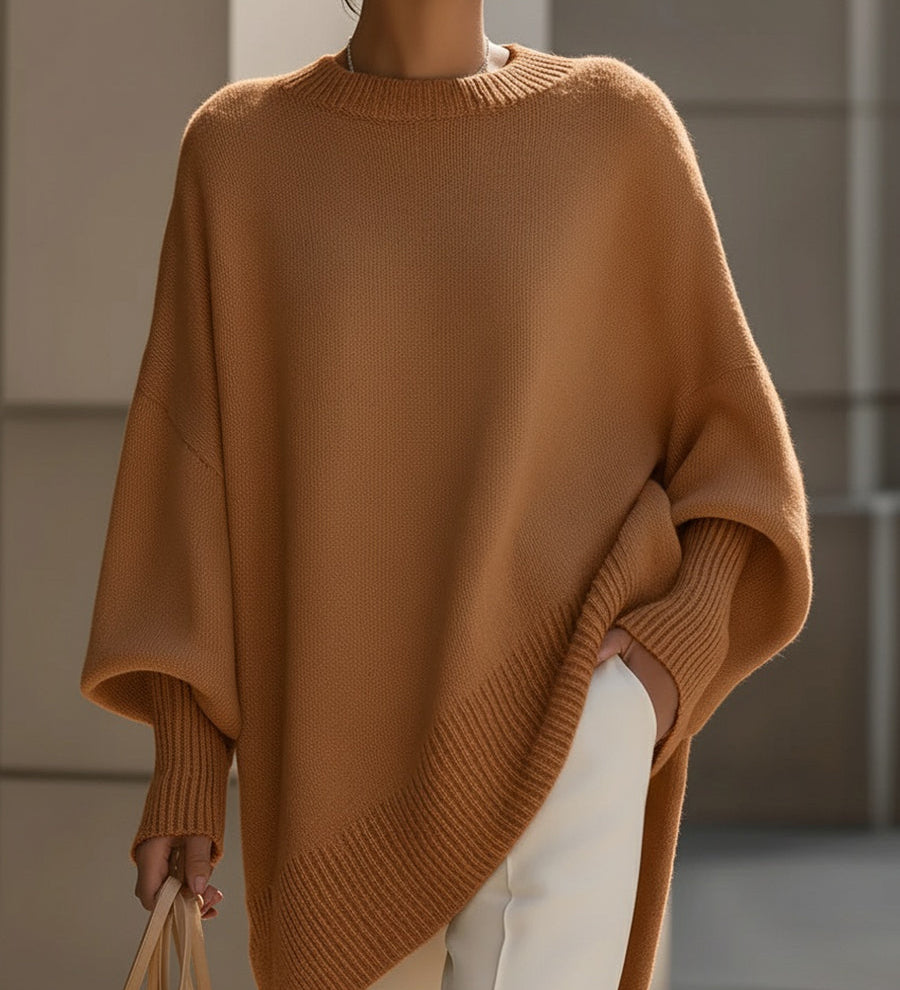 Élodie | Pull oversize en mélange de laine
