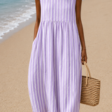 Cynthia - Robe décontractée sans manches pour femme