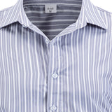 Chemise à manches longues boutonnée à rayures