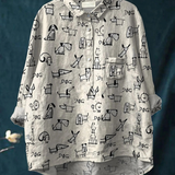 Ivy | Chemise décontractée femme mignonne à imprimé chien