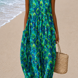 Savannah - Robe midi sans manches coupe décontractée pour femme