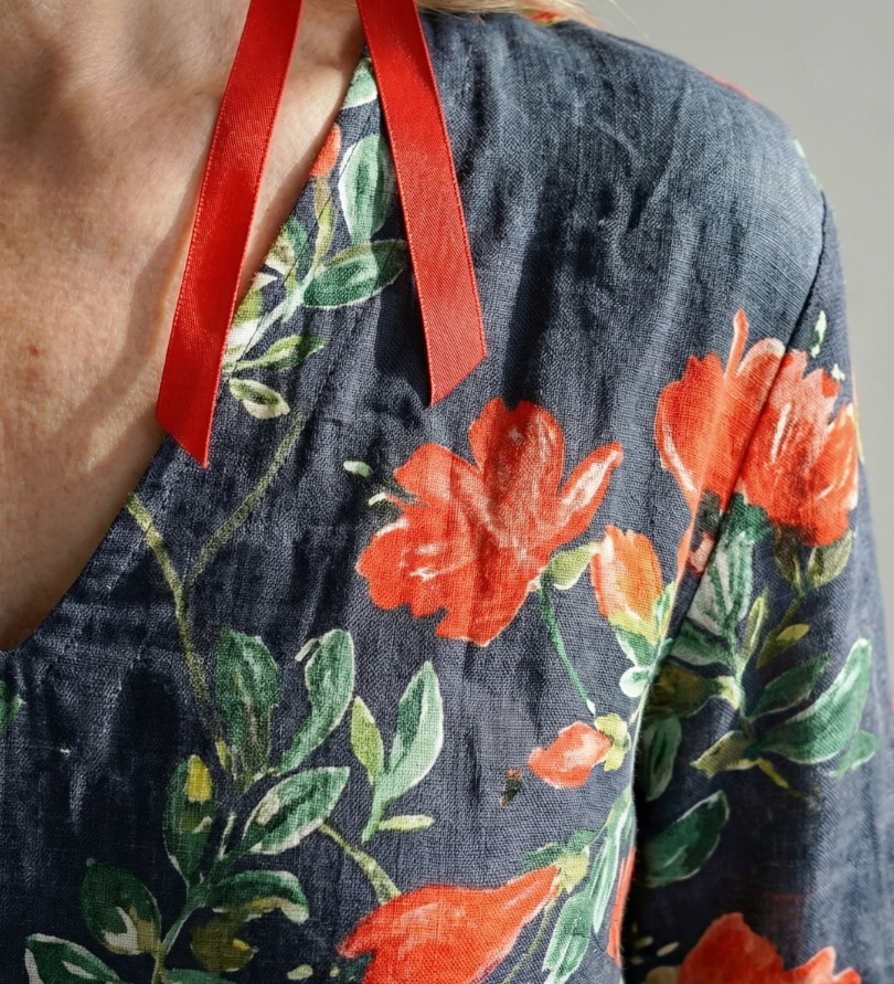 Cyrus | Robe Midi Florale Calm Drape
