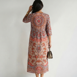 Logan | Robe midi coupe équilibrée