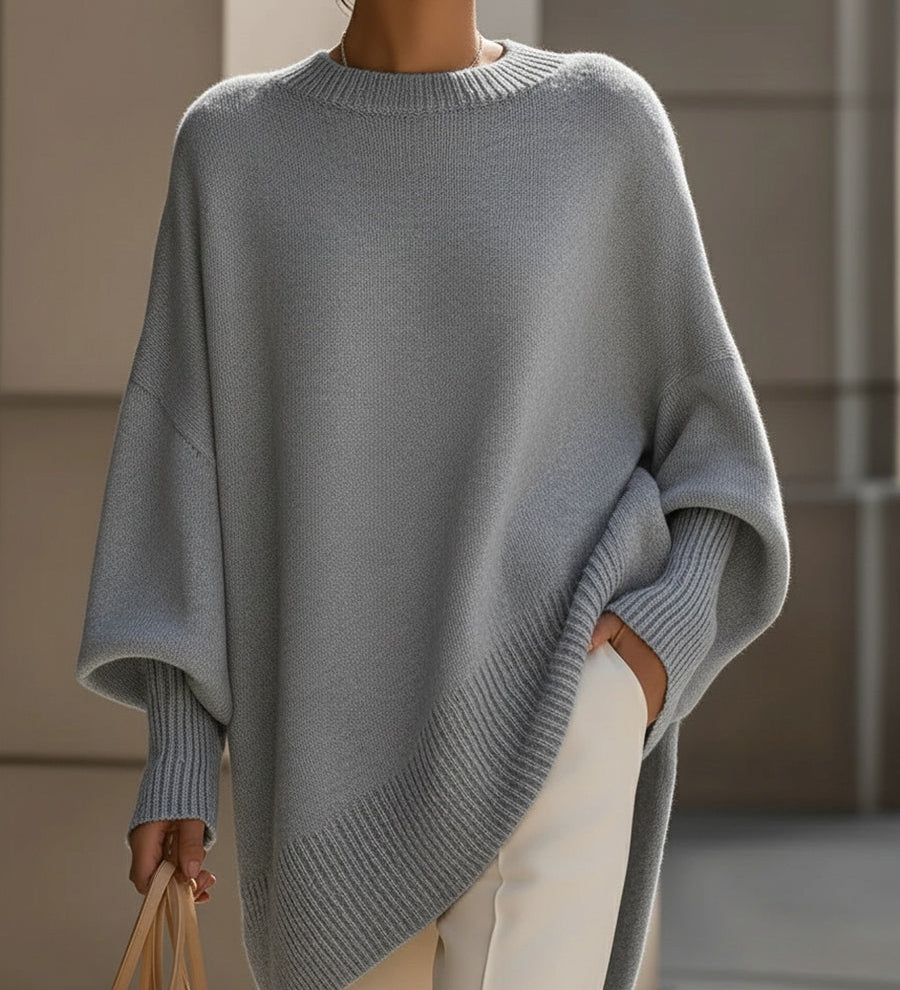 Élodie | Pull oversize en mélange de laine