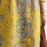 Rowan | Robe midi à motif cachemire doux