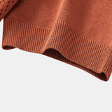 Chemise boutonnée en maille jacquard torsadée et short 5" à cordon de serrage en tissu froissé