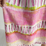 Calla | Robe mi-longue rayée à motifs Easy Flow