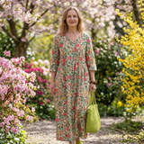 Colin | Robe midi à imprimé fleuri