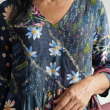 Zane | Robe midi fleurie facile à porter