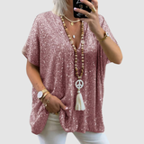 Haut à sequins et col en V Fayne™