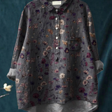 Florence | Chemise décontractée fleurie pour femme