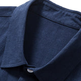 Chemise à boutons en mélange de lin et rayonne & Pantalon droit en lin
