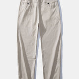 Polo en maille torsadée et pantalon droit à taille élastique