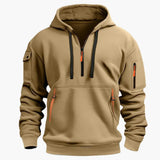Mason Whitaker | Sweat-shirt à capuche zippé utilitaire pour homme