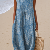 Robe mi-longue fleurie Livia™