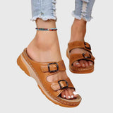 Diora™ | Sandales Orthopédiques en Cuir