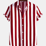 Chemises à larges rayures