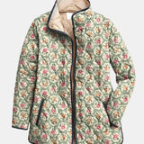 Aveline | Veste matelassée à imprimé floral vintage