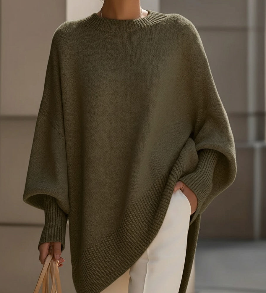 Élodie | Pull oversize en mélange de laine