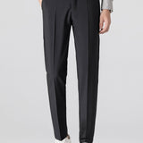 Polo à fermeture éclair contrastée et pantalon fuselé coupe slim