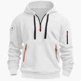 Mason Whitaker | Sweat-shirt à capuche zippé utilitaire pour homme