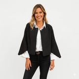 Élodie Laurent | Veste de luxe style cape pour femme