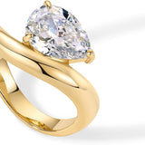 Bague de promesse ondulée | Or