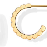 Boucles d'oreilles Ridge classiques | Or