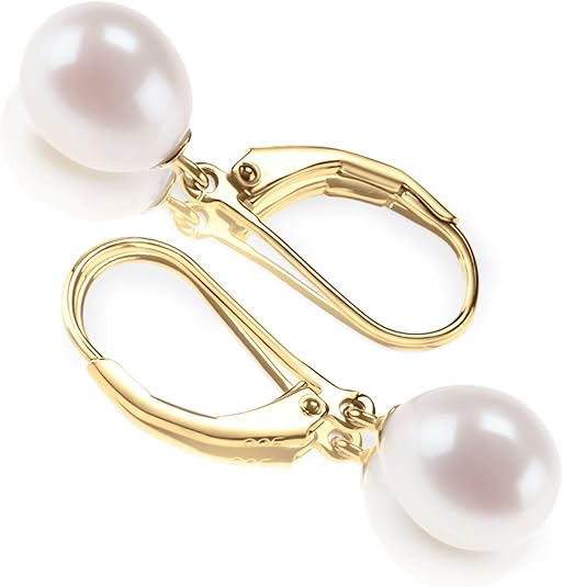 Boucles d'oreilles pendantes perles | Or