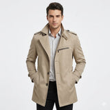 Trench-coat classique pour homme — Veste d'hiver légère Australie